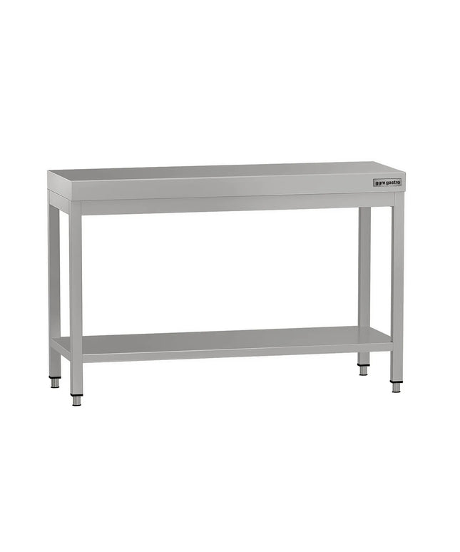 GGM Gastro Commercial Stainless Steel Centre Table ECO - 1200x600mm - with Undershelf
