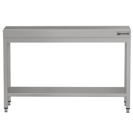 GGM Gastro Commercial Stainless Steel Centre Table ECO - 1200x600mm - with Undershelf