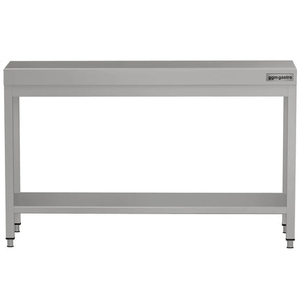 GGM Gastro Commercial Stainless Steel Centre Table ECO - 1400x600mm - with Undershelf