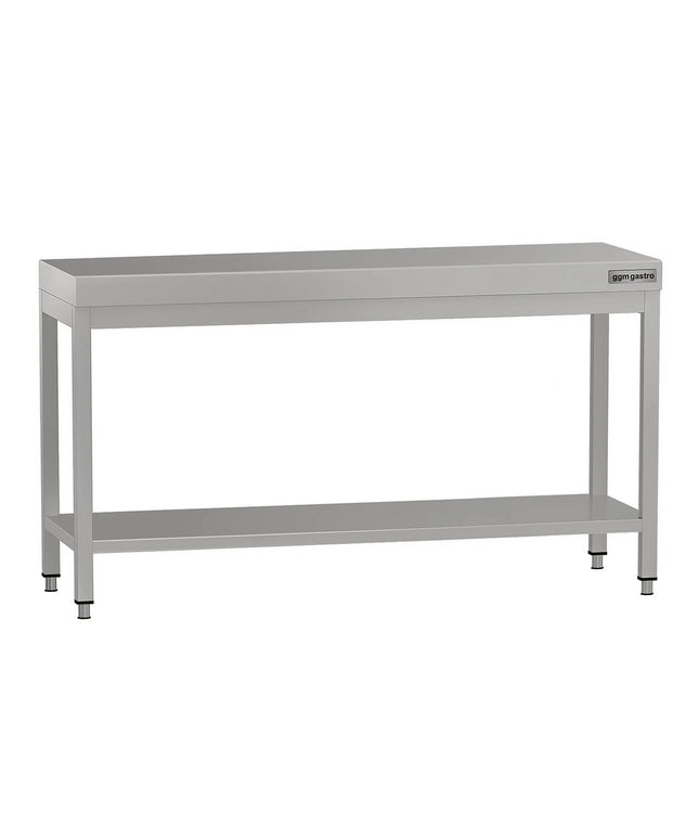 GGM Gastro Commercial Stainless Steel Centre Table ECO - 1600x600mm - with Undershelf