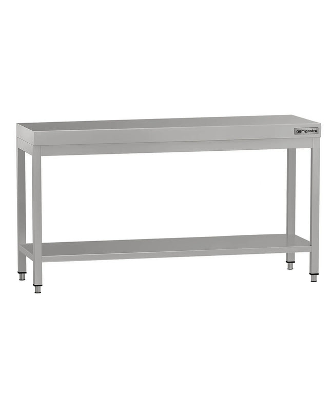 GGM Gastro Commercial Stainless Steel Centre Table ECO - 1800x700mm - with Undershelf