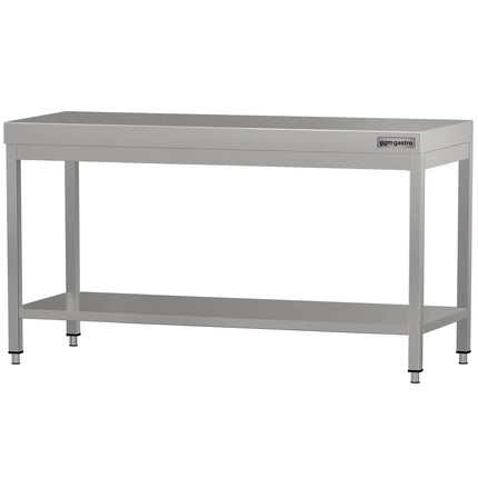 GGM Gastro Commercial Stainless Steel Centre Table ECO - 1800x700mm - with Undershelf