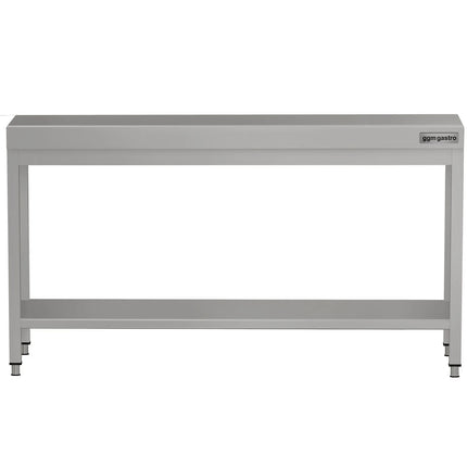 GGM Gastro Commercial Stainless Steel Centre Table ECO - 2000x700mm - with Undershelf