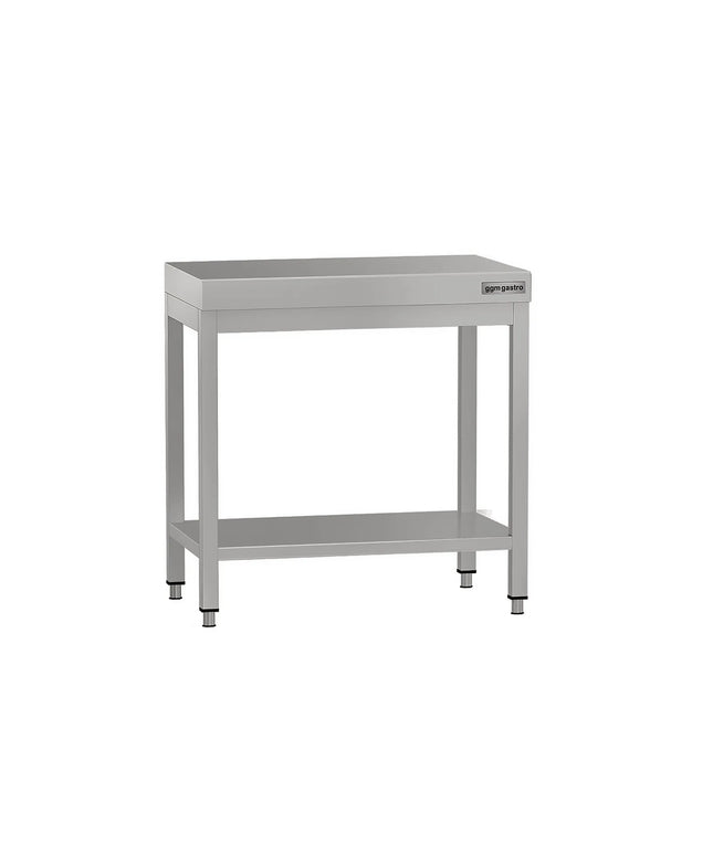 GGM Gastro Commercial Stainless Steel Centre Table ECO - 600x600mm - with Undershelf