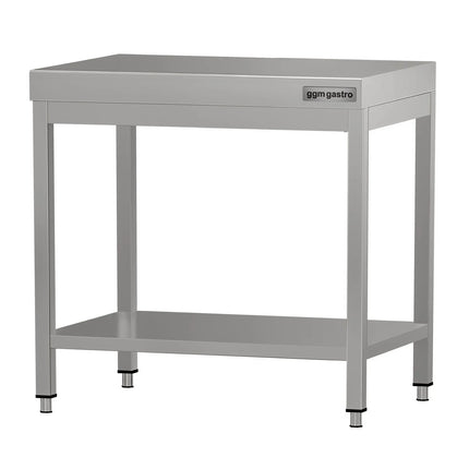 GGM Gastro Commercial Stainless Steel Centre Table ECO - 600x600mm - with Undershelf