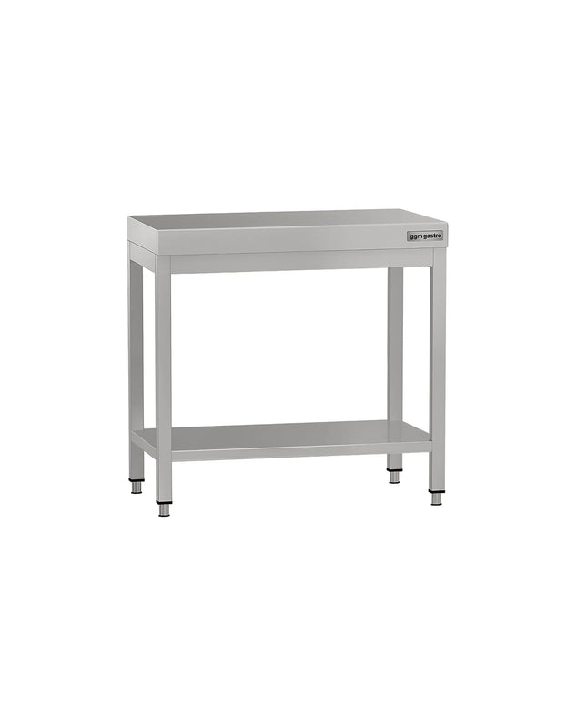 GGM Gastro Commercial Stainless Steel Centre Table ECO - 700x600mm - with Undershelf