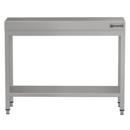 GGM Gastro Commercial Stainless Steel Centre Table ECO - 800x600mm - with Undershelf