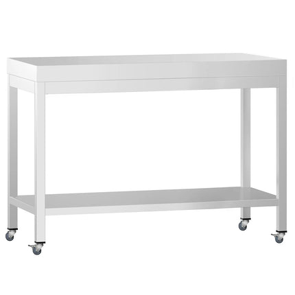 GGM Gastro Commercial Stainless Steel Centre Table PREMIUM - 1000x600mm - with Undershelf