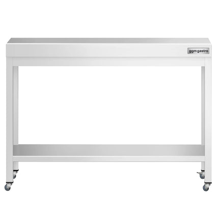 GGM Gastro Commercial Stainless Steel Centre Table PREMIUM - 1000x800mm - with Undershelf