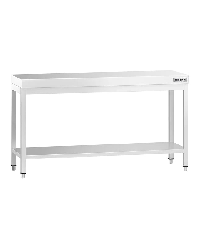GGM Gastro Commercial Stainless Steel Centre Table PREMIUM - 1600x600mm - with Undershelf