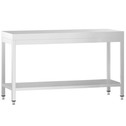 GGM Gastro Commercial Stainless Steel Centre Table PREMIUM - 1600x600mm - with Undershelf