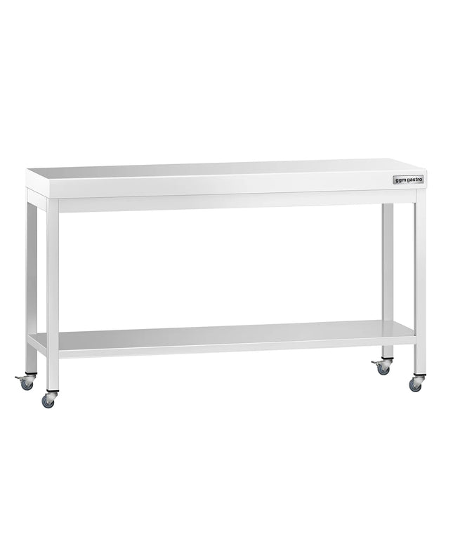 GGM Gastro Commercial Stainless Steel Centre Table PREMIUM - 1600x800mm - with Undershelf