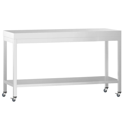 GGM Gastro Commercial Stainless Steel Centre Table PREMIUM - 1800x600mm - with Undershelf