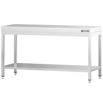 GGM Gastro Commercial Stainless Steel Centre Table PREMIUM - 1800x700mm - with Undershelf