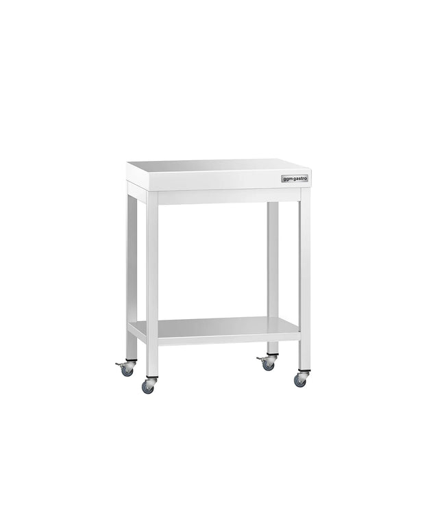 GGM Gastro Commercial Stainless Steel Centre Table PREMIUM - 600x600mm - with Undershelf