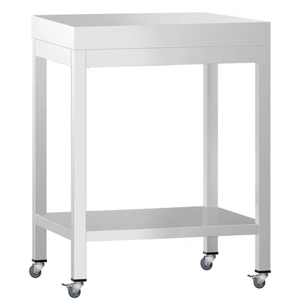 GGM Gastro Commercial Stainless Steel Centre Table PREMIUM - 600x600mm - with Undershelf
