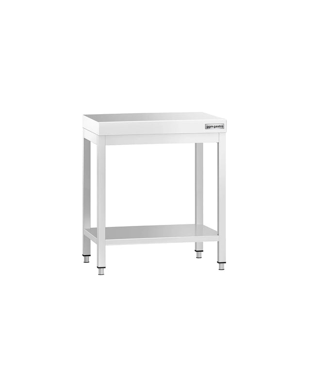 GGM Gastro Commercial Stainless Steel Centre Table PREMIUM - 700x600mm - with Undershelf