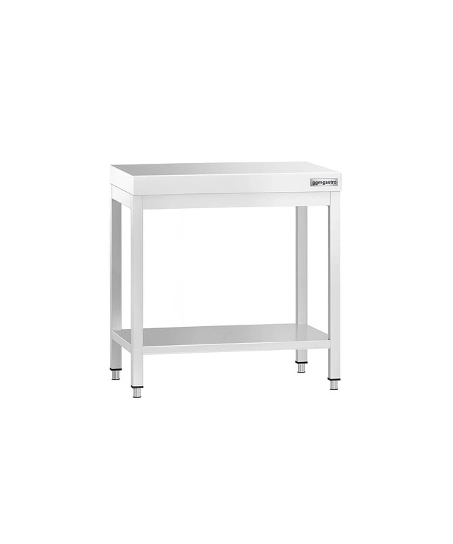 GGM Gastro Commercial Stainless Steel Centre Table PREMIUM - 800x600mm - with Undershelf