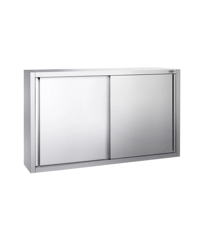 GGM Gastro Commercial Stainless Steel Wall Cabinet / Kitchen Cupboard PREMIUM - 1400x400x1000mm - with Sliding Doors
