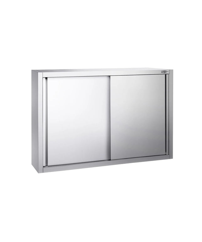 GGM Gastro Commercial Stainless Steel Wall Cabinet / Kitchen Cupboard PREMIUM - 1200x400x1000mm - with Sliding Doors