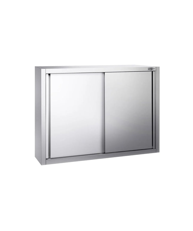 GGM Gastro Commercial Stainless Steel Wall Cabinet / Kitchen Cupboard PREMIUM - 1000x400x1000mm - with Sliding Doors