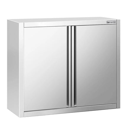 GGM Gastro Commercial Stainless Steel Wall Cabinet / Kitchen Cupboard PREMIUM - 800x400x800mm - with Hinged Doors