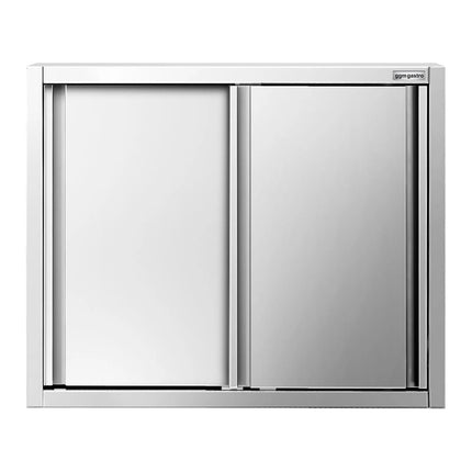 GGM Gastro Commercial Stainless Steel Wall Cabinet / Kitchen Cupboard PREMIUM - 1000x400x800mm - with Sliding Doors
