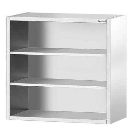 GGM Gastro Commercial Stainless Steel Wall Cabinet / Kitchen Cupboard PREMIUM - 1000x400x1000mm - Open Front (no doors)