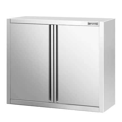 GGM Gastro Commercial Stainless Steel Wall Cabinet / Kitchen Cupboard PREMIUM - 800x400x800mm - with Hinged Doors