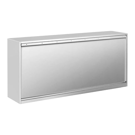 GGM Gastro Commercial Stainless Steel Wall Cabinet / Kitchen Cupboard PREMIUM - 1800x400x800mm - with Sliding Doors