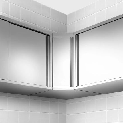 GGM Gastro Commercial Stainless Steel Wall Cabinet / Kitchen Cupboard PREMIUM - 1800x400x1000mm - with Sliding Doors