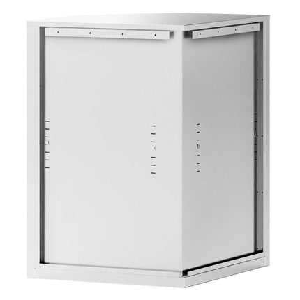 GGM Gastro Commercial Stainless Steel Wall Cupboard - 700x700x1000mm - with Single Hinged Door