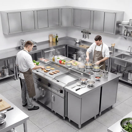 GGM Gastro Commercial Stainless Steel Wall Cupboard - 700x700x1000mm - with Single Hinged Door