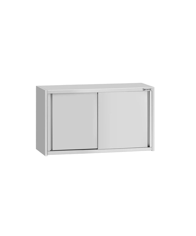 GGM Gastro Commercial Stainless Steel Wall Cupboard ECO - 1000x400x650mm - with Sliding Doors