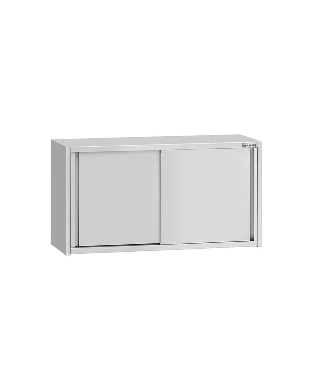 GGM Gastro Commercial Stainless Steel Wall Cupboard ECO - 1200x400x650mm - with Sliding Doors