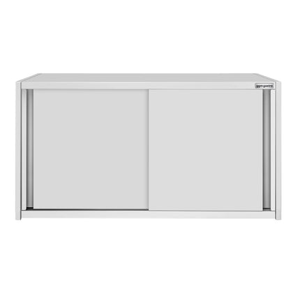 GGM Gastro Commercial Stainless Steel Wall Cupboard ECO - 1200x400x650mm - with Sliding Doors