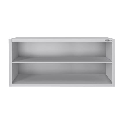GGM Gastro Commercial Stainless Steel Wall Cupboard ECO - 1400x400x650mm - Open Front (no doors)