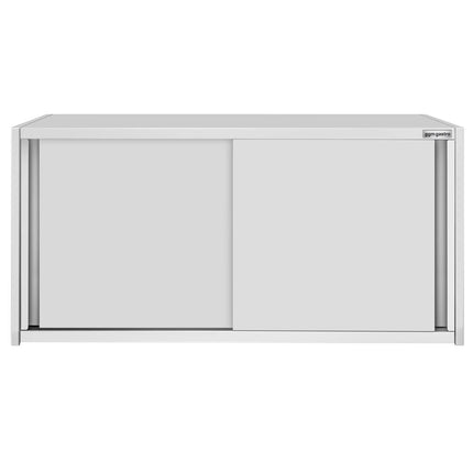 GGM Gastro Commercial Stainless Steel Wall Cupboard ECO - 1400x400x650mm - with Sliding Doors