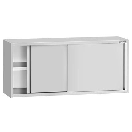 GGM Gastro Commercial Stainless Steel Wall Cupboard ECO - 1600x400x650mm - with Sliding Doors