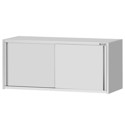 GGM Gastro Commercial Stainless Steel Wall Cupboard ECO - 1600x400x650mm - with Sliding Doors