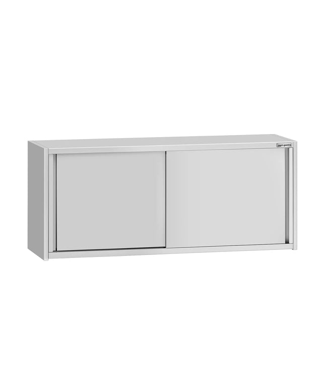 GGM Gastro Commercial Stainless Steel Wall Cupboard ECO - 1800x400x650mm - with Sliding Doors