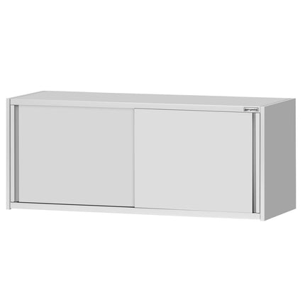 GGM Gastro Commercial Stainless Steel Wall Cupboard ECO - 1800x400x650mm - with Sliding Doors