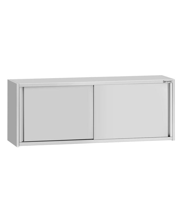 GGM Gastro Commercial Stainless Steel Wall Cupboard ECO - 2000x400x650mm - with Sliding Doors