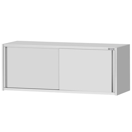 GGM Gastro Commercial Stainless Steel Wall Cupboard ECO - 2000x400x650mm - with Sliding Doors