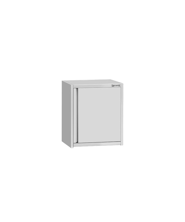 GGM Gastro Commercial Stainless Steel Wall Cupboard ECO - 600x400x650mm - with Single Hinged Door