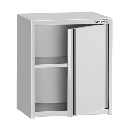 GGM Gastro Commercial Stainless Steel Wall Cupboard ECO - 600x400x650mm - with Single Hinged Door