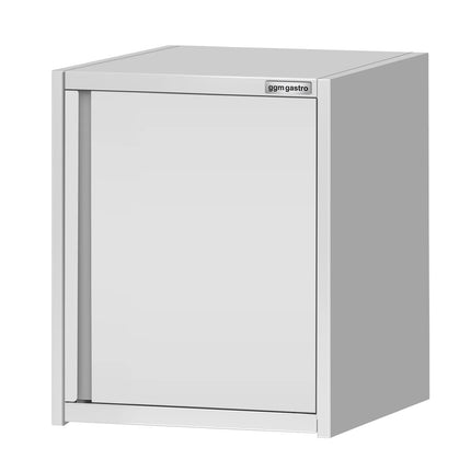 GGM Gastro Commercial Stainless Steel Wall Cupboard ECO - 600x400x650mm - with Single Hinged Door