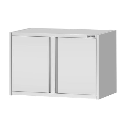 GGM Gastro Commercial Stainless Steel Wall Cupboard ECO - 800x400x650mm - with Hinged Doors (opaque)