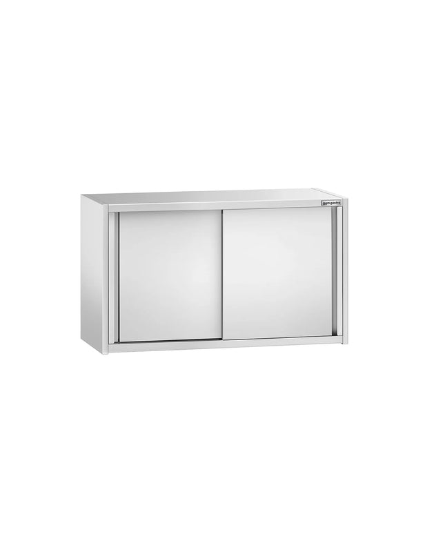 GGM Gastro Commercial Stainless Steel Wall Cupboard PREMIUM - 1000x400x650mm - with Sliding Doors