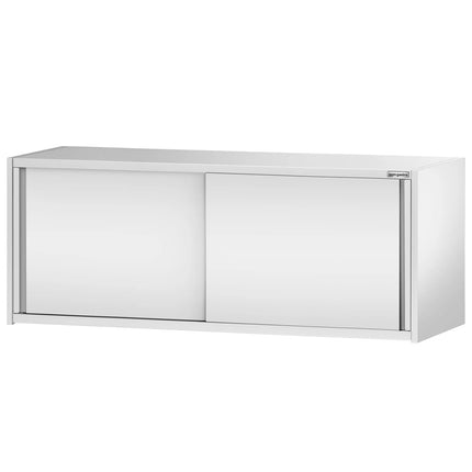 GGM Gastro Commercial Stainless Steel Wall Cupboard PREMIUM - 2000x400x650mm - with Sliding Doors